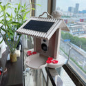 Fuglefoderhus med camera og AI fuglegenkendelse til haven - Med indbygget solcelle