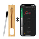 Termómetro para cocinar y freír - WIFI con APP para freír - El repetidor garantiza una gran distancia entre el teléfono móvil - Horno, grill o sartén.