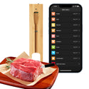 Termómetro para cocinar y freír - WIFI con APP para freír - El repetidor garantiza una gran distancia entre el teléfono móvil - Horno, grill o sartén.