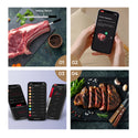 Termómetro para cocinar y freír - WIFI con APP para freír - El repetidor garantiza una gran distancia entre el teléfono móvil - Horno, grill o sartén.