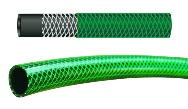 Vattenslang 1/2" - 25 meter - med kopplingar och munstycken