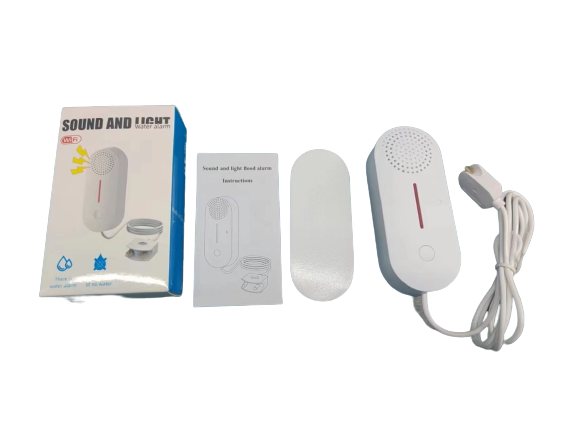 Alarm za curenje vode - Alarm za poplavu i vodostaj - Zvučni i svjetlosni alarm - WIFI s alarmom za vaš mobilni telefon