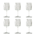 Koziol Wine glasses - 1 or 6 pieces of super glass - 200 ml (White wine)