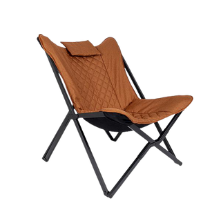 Kopen lichtbruin-klei Relaxstoel - Voor tuin, terras, serre en camping - Model Molfat