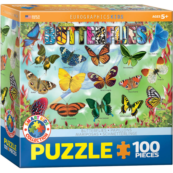 Puzzle - Fluturi - 100 de piese