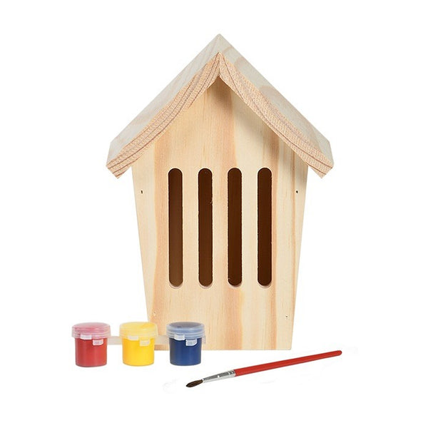 Casă cu fluturi cu set de pictură - Decorează-ți propria casă cu fluturi - Fă-o cu setul pentru nepoți