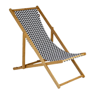 Kültéri szék - Bambuszból és vászonból készült strandszék - Soho modell