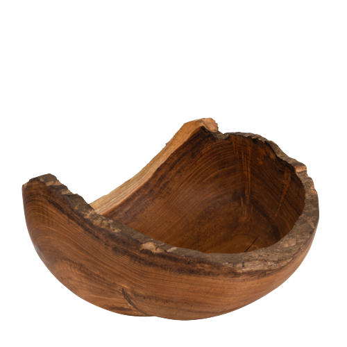Ciotola in legno di teak - ca. 30 cm di diametro e 10 cm di altezza - Insalatiera, portafrutta, ciotola decorativa, ecc.