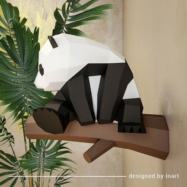 DIY/gör det själv hantverkssats av en Panda